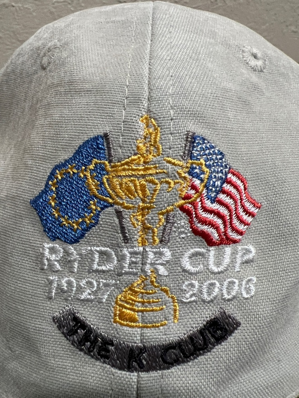 Vintage Official 1927-2006 Ryder Cup Matches Collection K-Club Red Golf ⛳️ Cap! - Picture 3 of 8